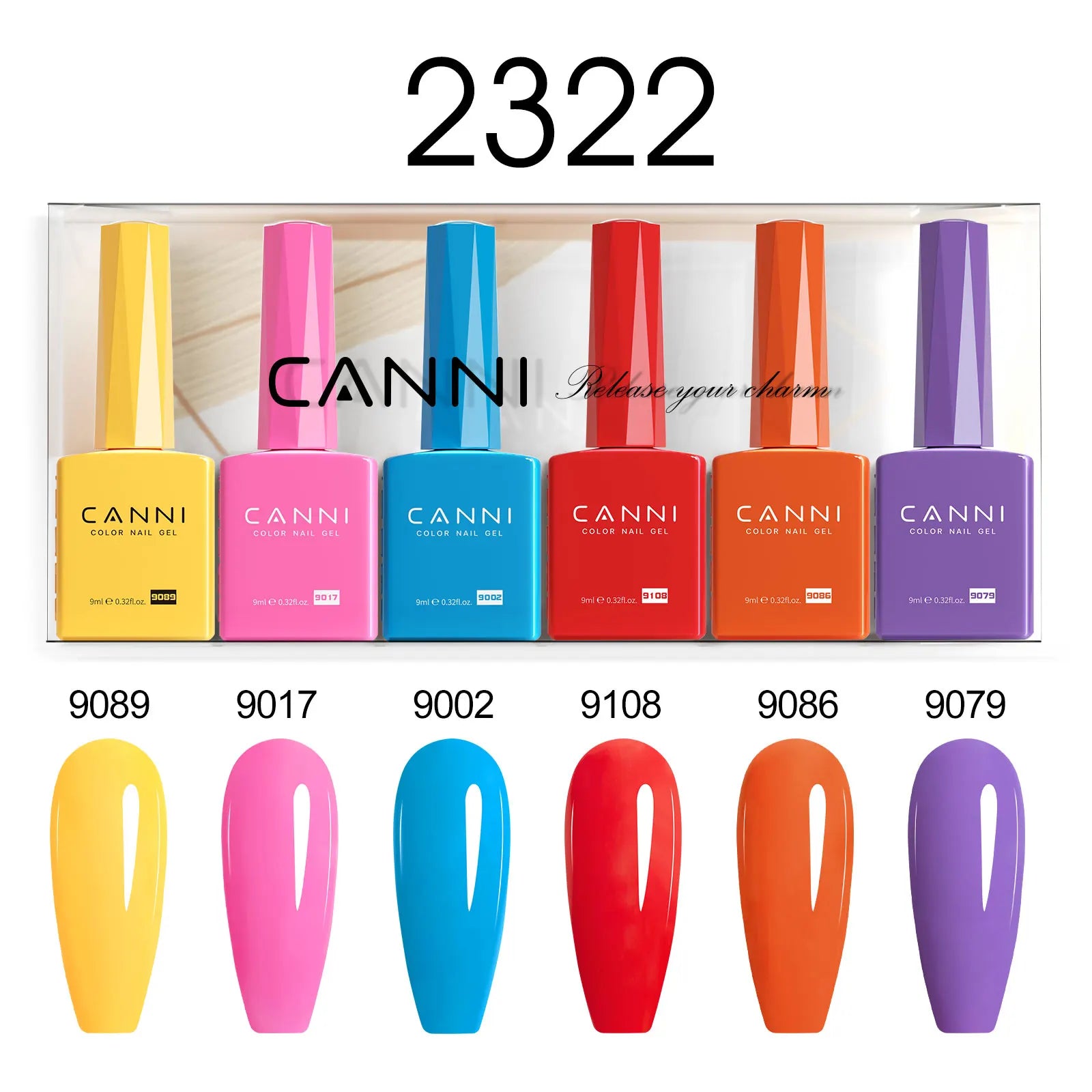 CANNI Set Gel Polish 6pcs