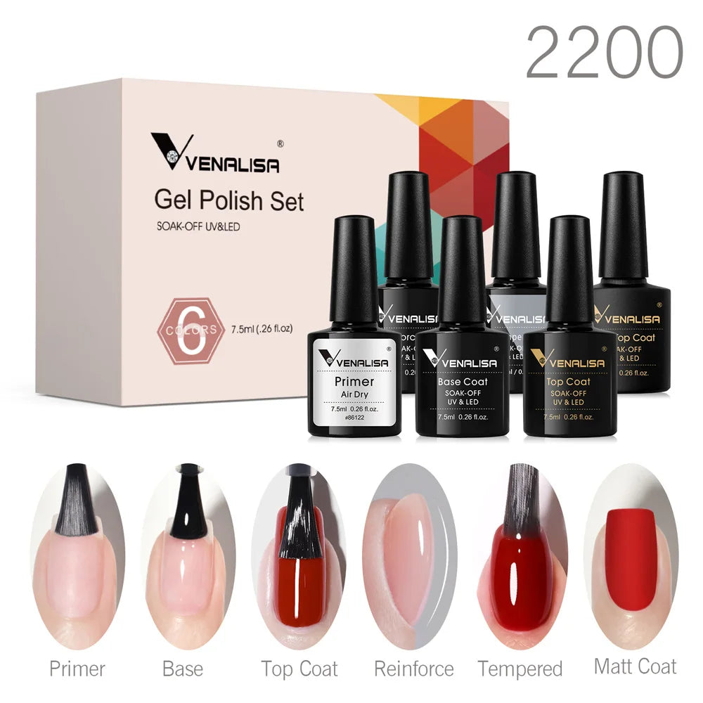 VENALISA Kit Gel Polish 6pcs