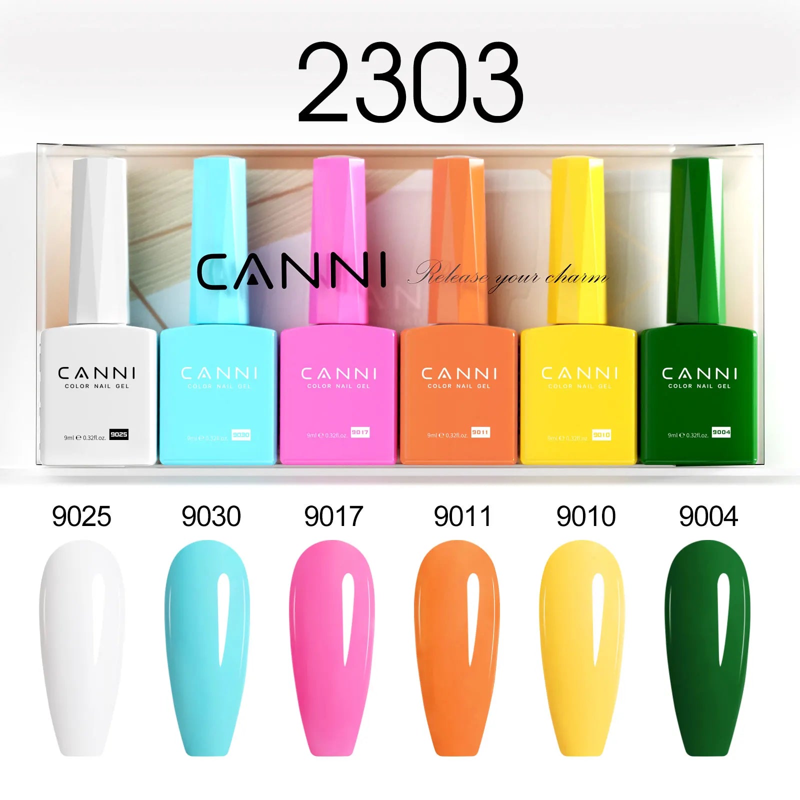 CANNI Set Gel Polish 6pcs