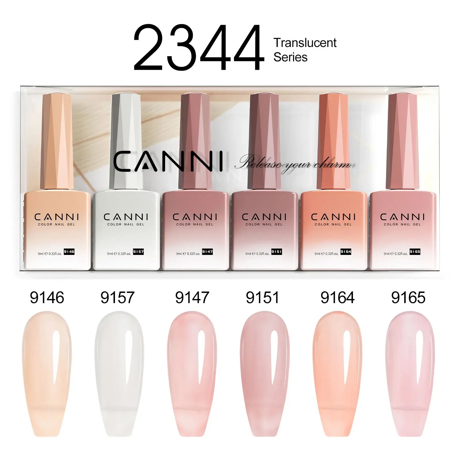 CANNI Set Gel Polish 6pcs