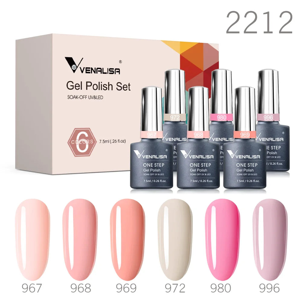VENALISA Kit Gel Polish 6pcs