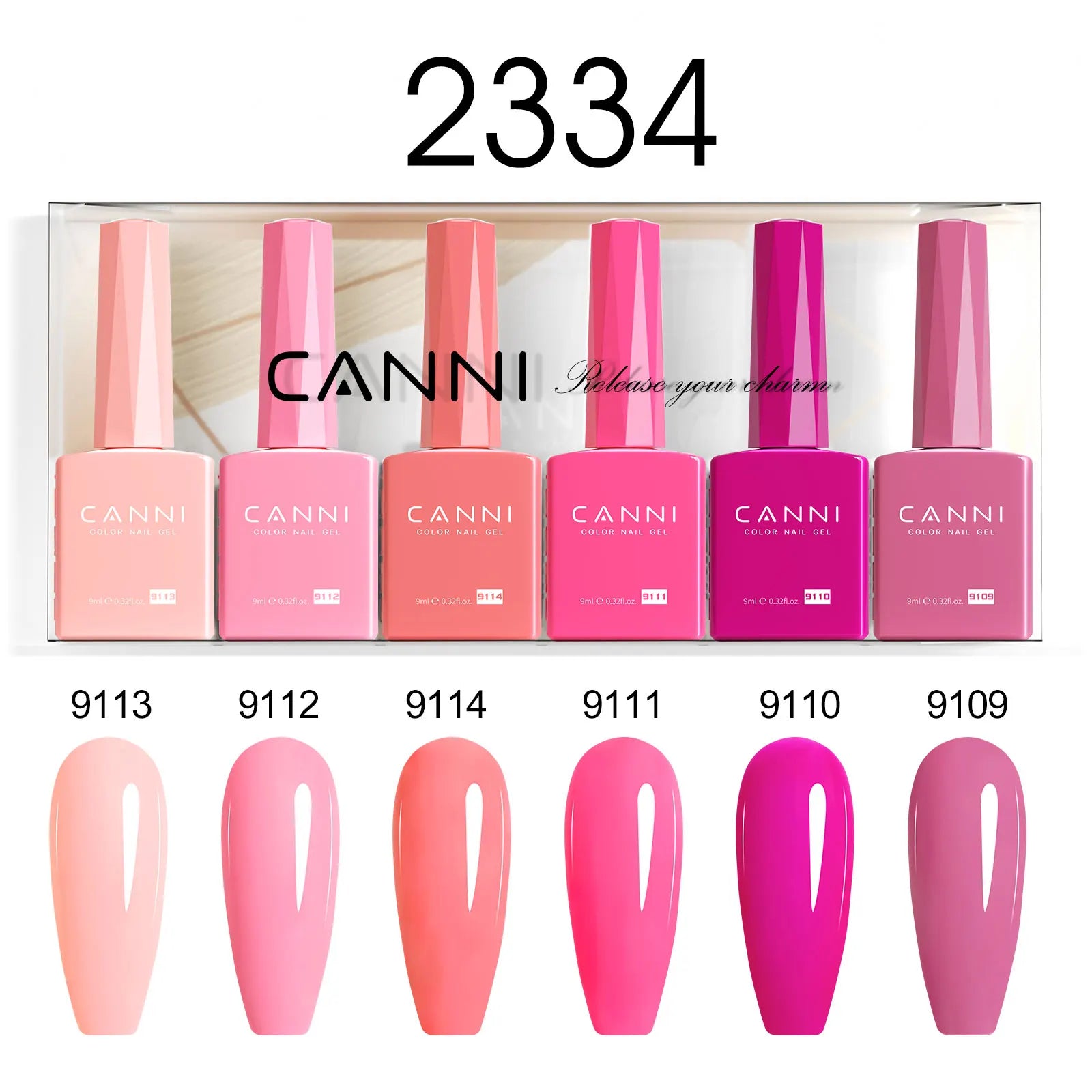 CANNI Gel Nail Polish Autumn Color Semi-Permanent 9001-9143