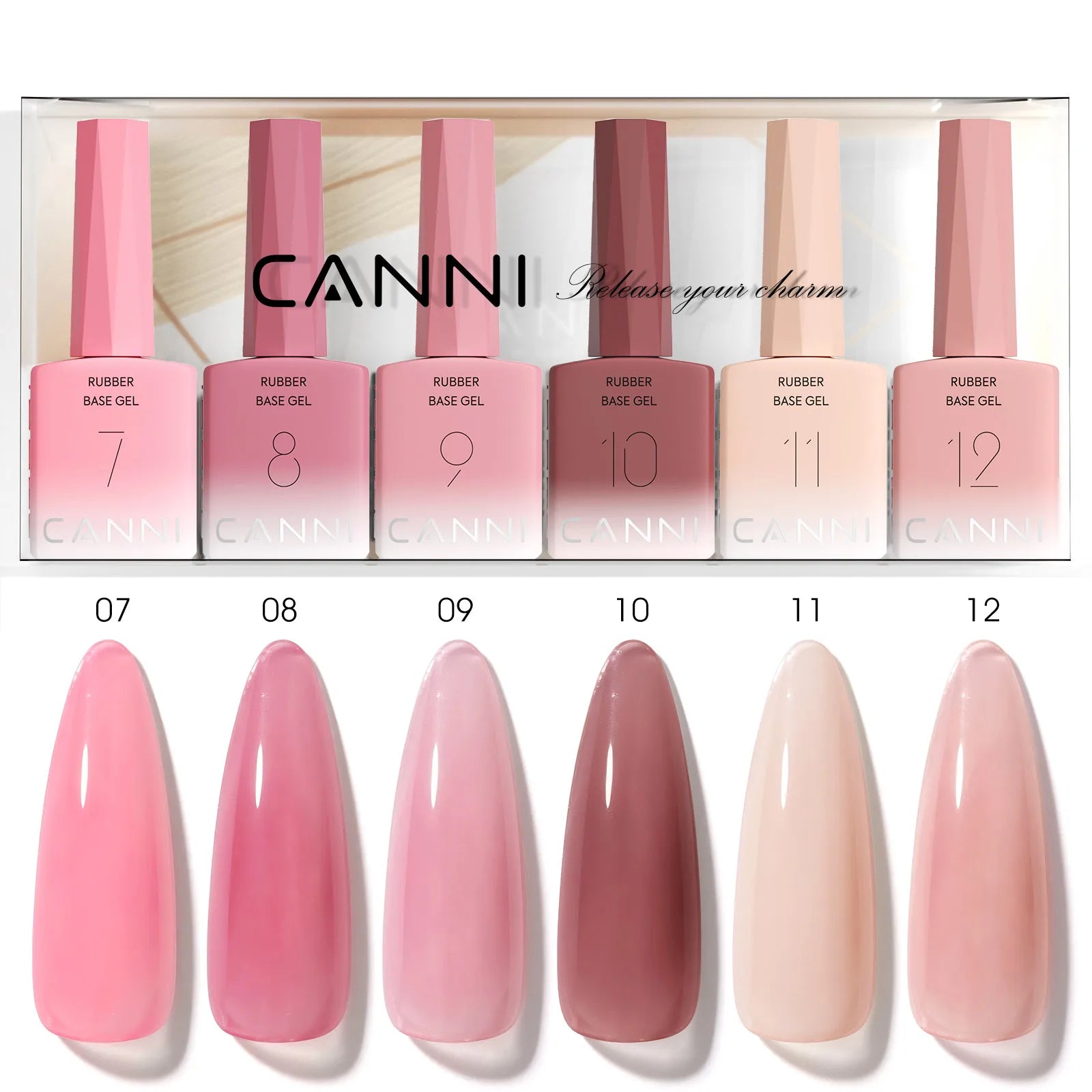 CANNI Set di smalti gel per unghie