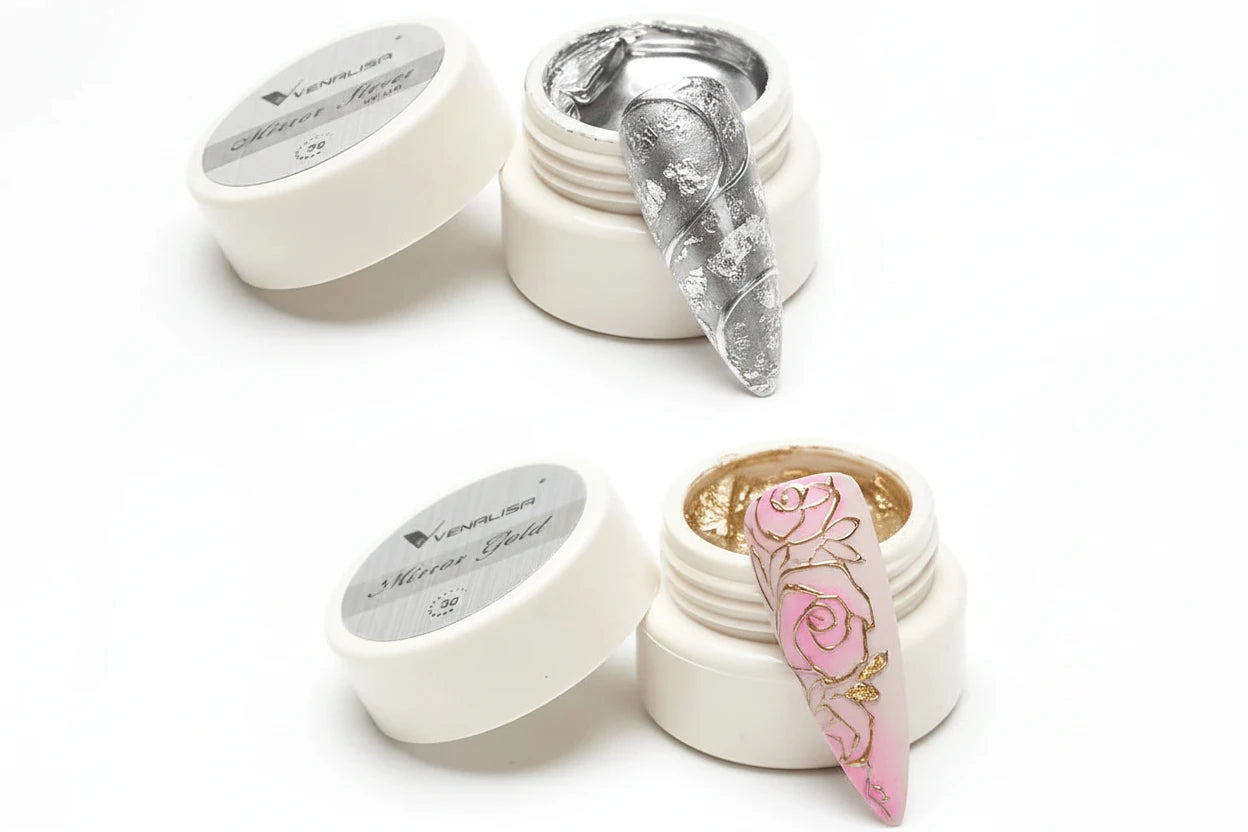 Venalisa Silver Gold Mirror Effect UV Metallic Gel