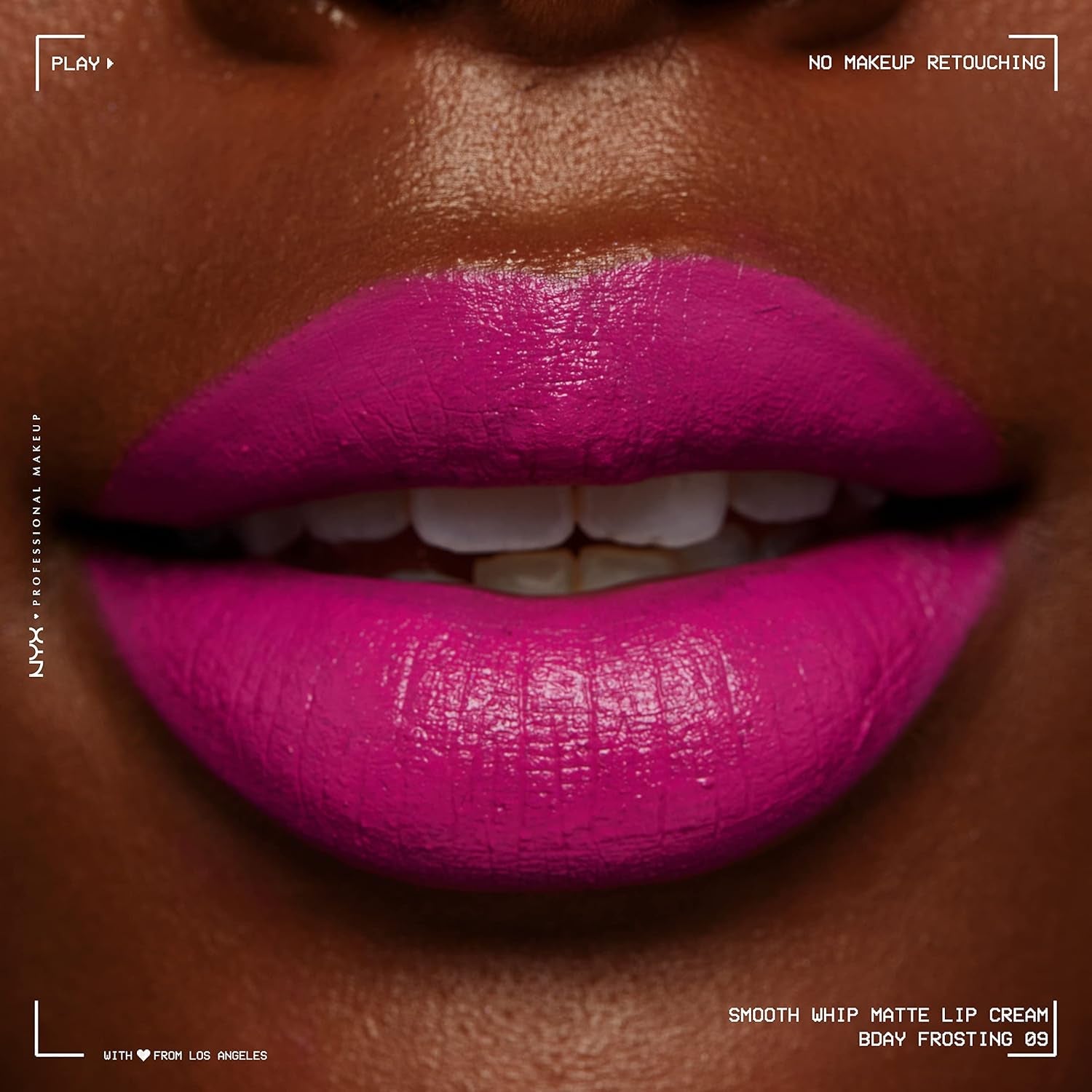 NYX Professional Makeup Rossetto Liquido, Tinta Labbra Matte, Tonalità Ultra-Vibranti, Con Burro Di Karité E Burro Di Cacao, Smooth Whip, Tonalità: Pillow Fight