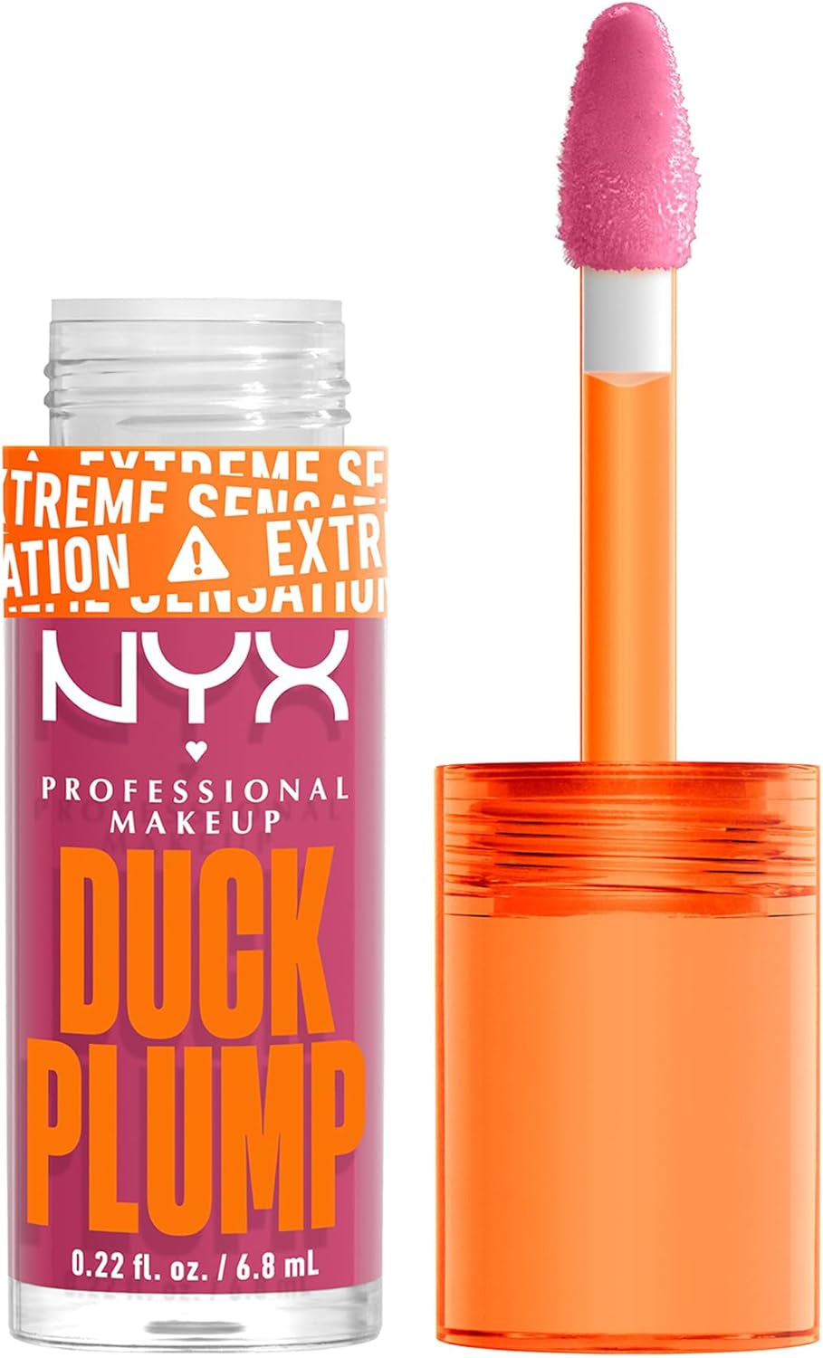 NYX Professional Makeup Gloss Rimpolpante, Altamente Pigmentato, Volume Immediato E Duraturo, Arricchito Con Zenzero Piccante, Duck Plump, Tonalità: Brick of Time, 6,8 Ml