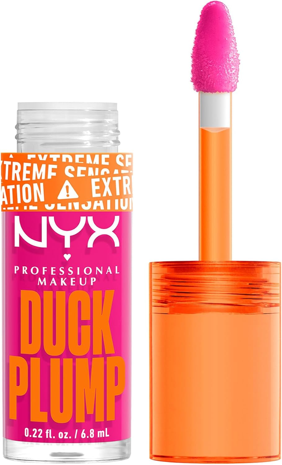NYX Professional Makeup Gloss Rimpolpante, Altamente Pigmentato, Volume Immediato E Duraturo, Arricchito Con Zenzero Piccante, Duck Plump, Tonalità: Clearly Spicy, 6,8 Ml