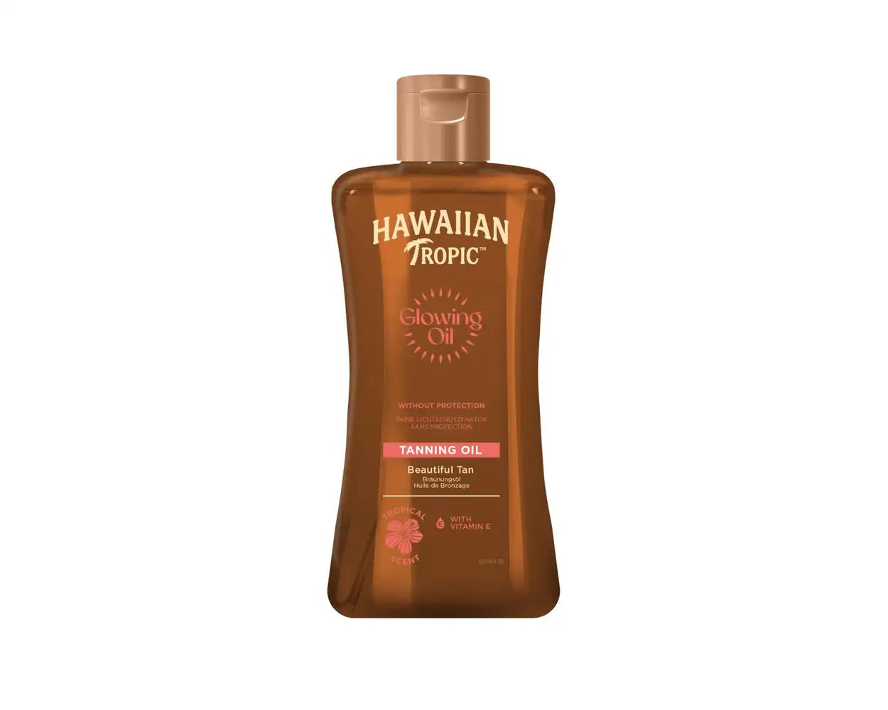 Hawaiian Tropic Glowing Tanning Oil SPF 0