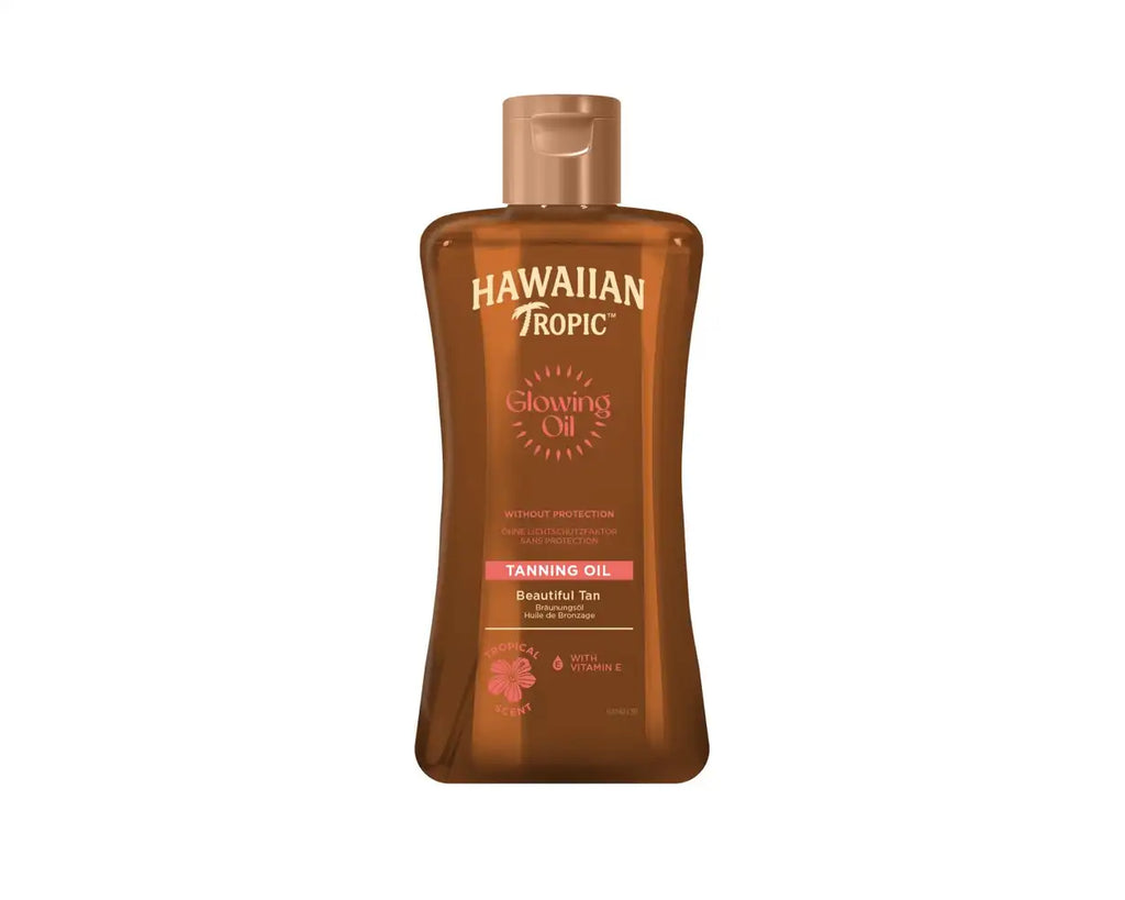 Hawaiian Tropic Glowing Tanning Oil SPF 0
